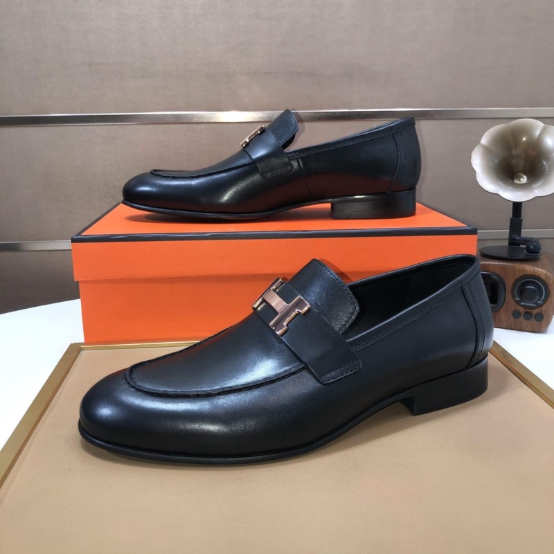 H**mes leather shoes